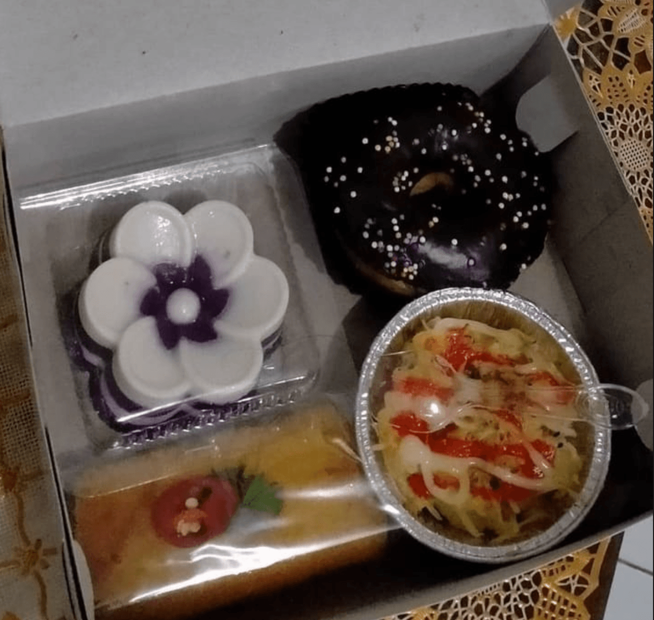 Kotak snack varian 6 untuk acara